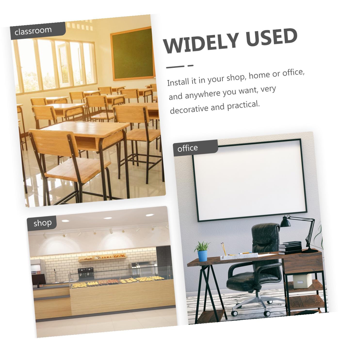 NUOBESTY Trocken Abwischbare Acryltafel Wochenplaner für Büro und Shop Transparente Memo Pinnwand aus Acrylglas Leicht und Sicher zum Aufhängen Zufällige Farbe