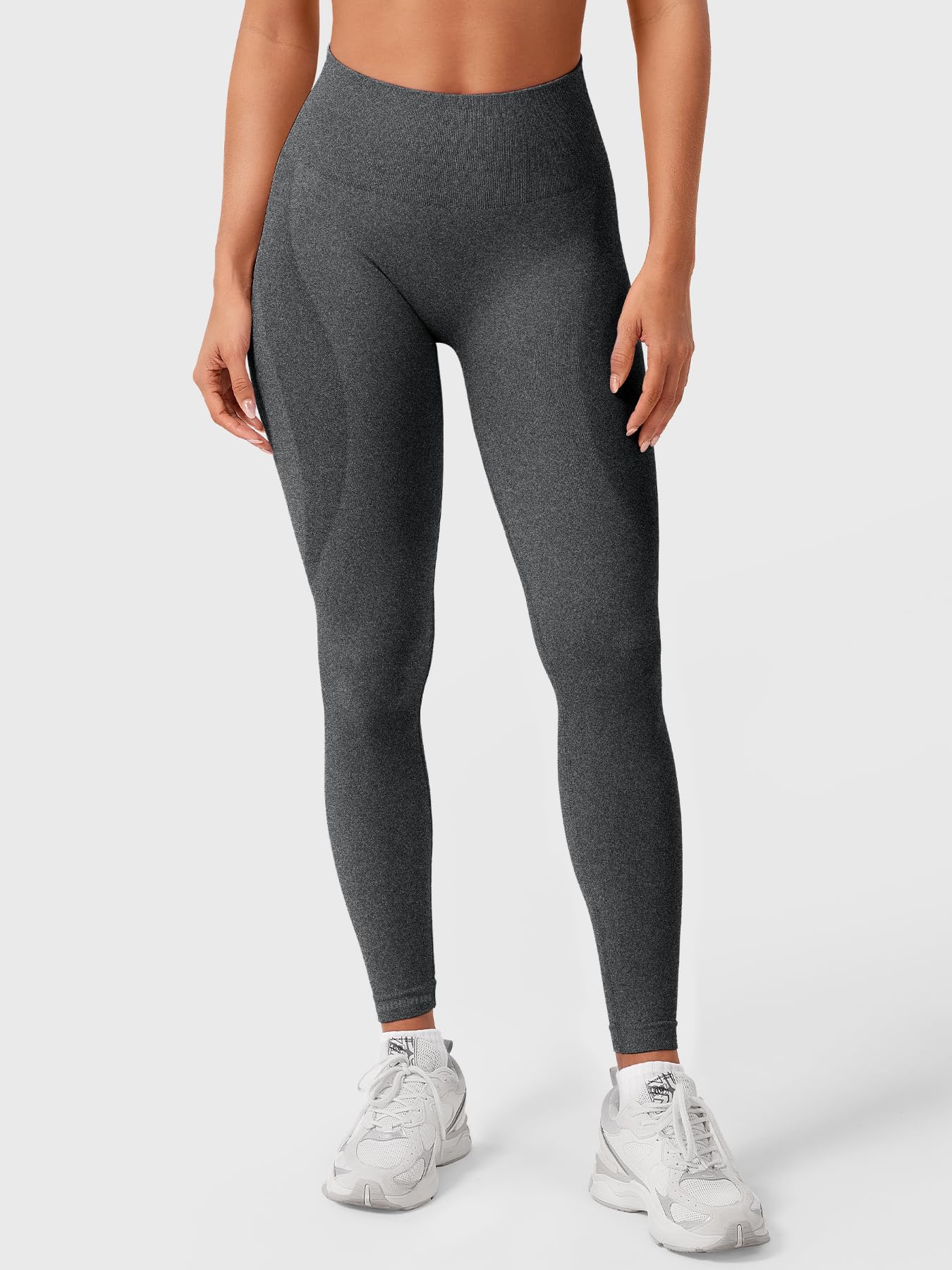 HIGORUN, Nahtlose Leggings für Damen mit Smile-Kontur, hoher Taille – ideal für Fitness, Gym und Yoga