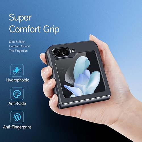Miniatura 5 de Funda para Samsung Galaxy Z Flip 5 5G, Galaxy Z Flip 5 resistente con clip para cinturón, protección de grado militar, a prueba de golpes, a prueba