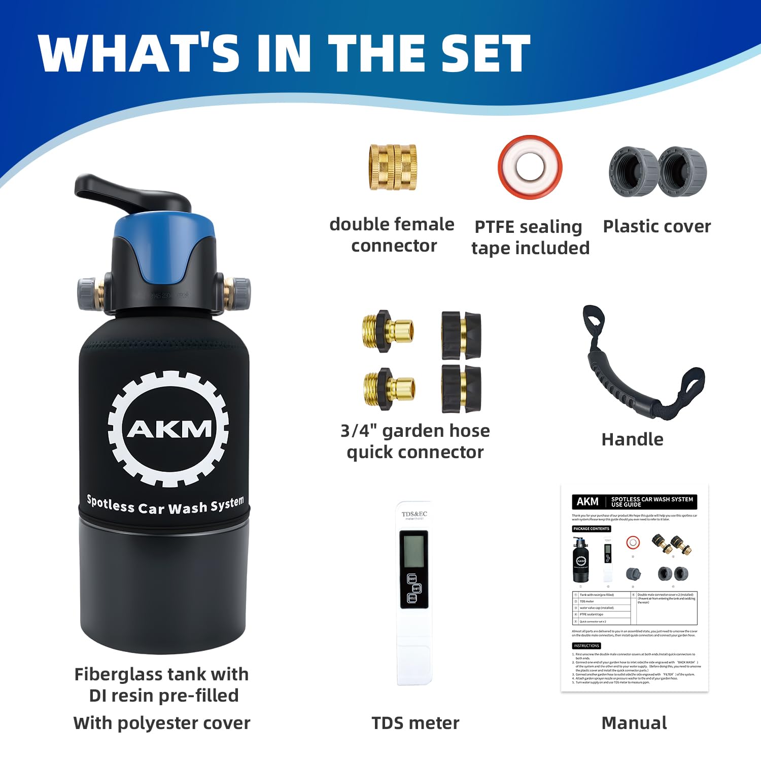 Amazon.com: Spotless Water System for car wash,Pre-Filled