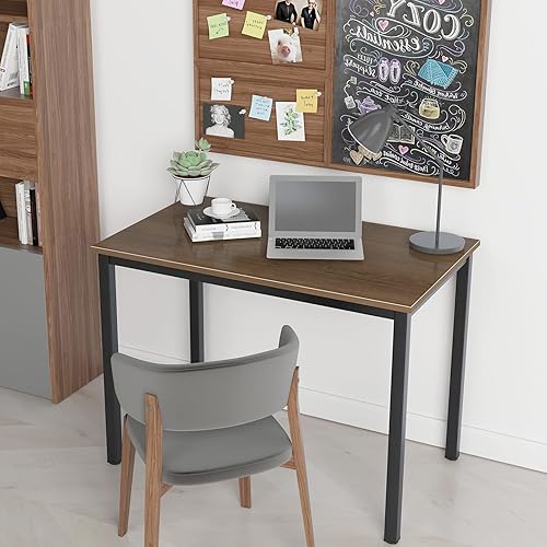 Miniatura 151 de Need Escritorio pequeño de 31.5 pulgadas resistente para espacios pequeños, escritorio de computadora para adolescentes, mesa de estudio, escritorio