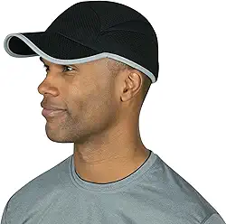 Boné de corrida refletivo | Um chapéu de secagem rápida para homens | Boné esportivo Flashback 360 - 3 cores