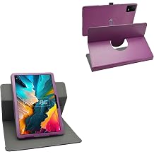 LiuShan Compatible with TCL NXTPAPER 11 9466X4 case,Digliand R11 case,360 Degree Rotation Stand PU Cover for TCL NXTPAPER 11 9466X4/Digliand R11/DigiLand Tab M11 PRO MID1110 11 Inch Tablet,Purple