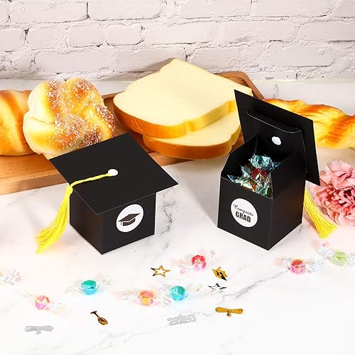 Miniatura 3 de Outus 60 cajas de dulces de graduación, regalos de fiesta de graduación de clase de 2025, cajas de regalo para centros de mesa de graduados con