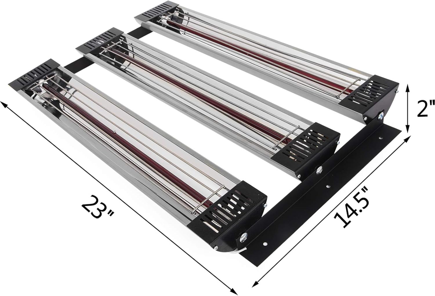 Bestauto Paint Booth Heater 3000W Paint Spray Booth Automotive Heater Lamp 2 x 3000W 110 V Infrared Paint Curing Light 2 Set : Automotive