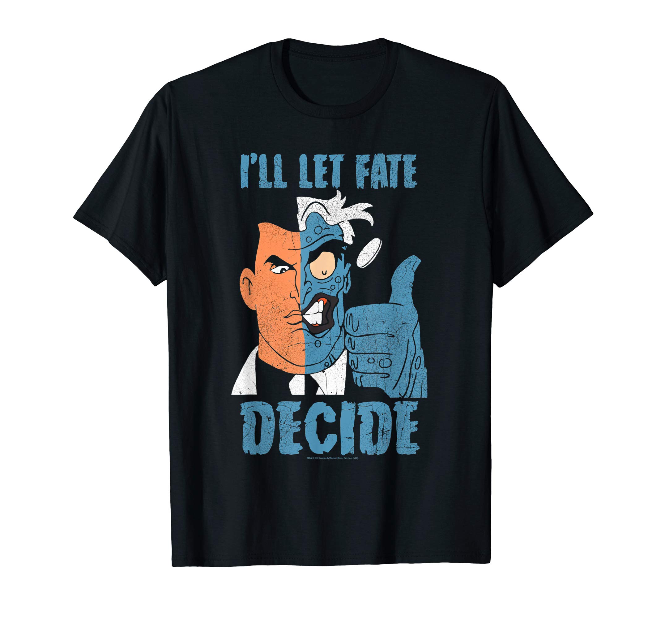 Batman: Animated Series Two-Face Fate Decide T-Shirt