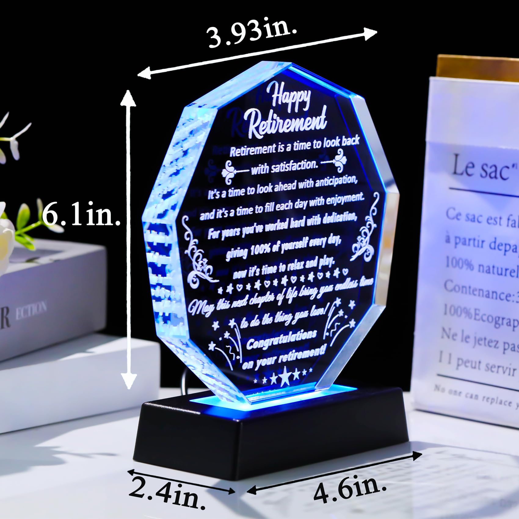 Regalos De Jubilación Personalizados, Placa De Felicitación De Jubilación Para Jefe, Regalo Para Profesor, Enfermero, Médico, Mentor O Compañero De Trabajo Jubilado, Regalo De Agradecimiento. - México