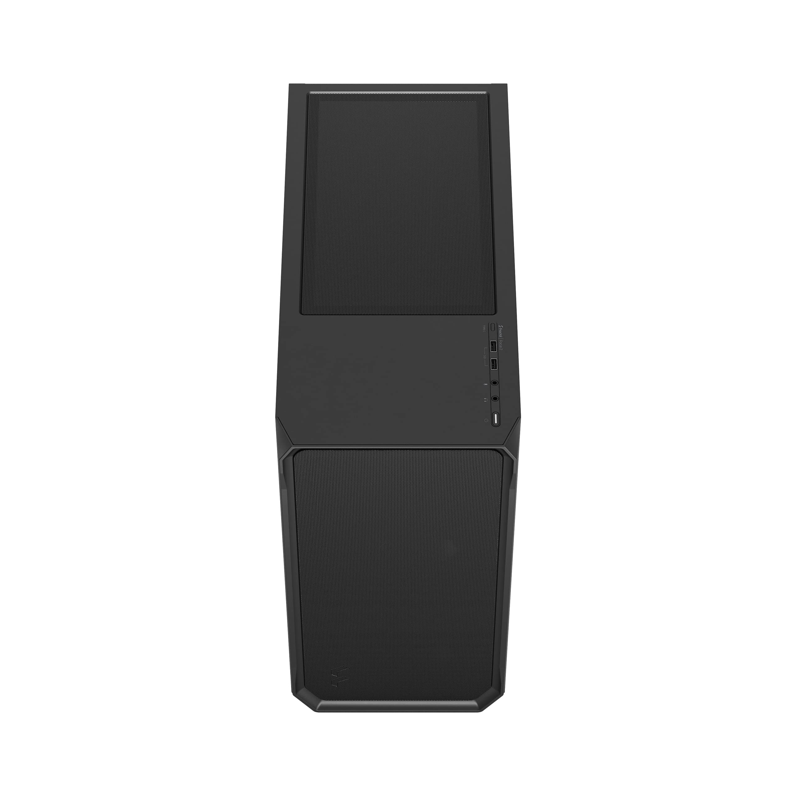 Fractal Design Focus 2 Black - Tempered Glass Clear Tint – Mesh Front – Two 140 mm Aspect Fans Included - ATX Gaming Case – Bild 7