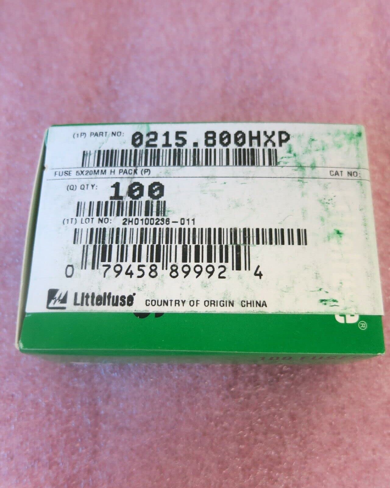(1 PC) 0215.800HXP Compatible with Littelfuse Inc ** US Stock **