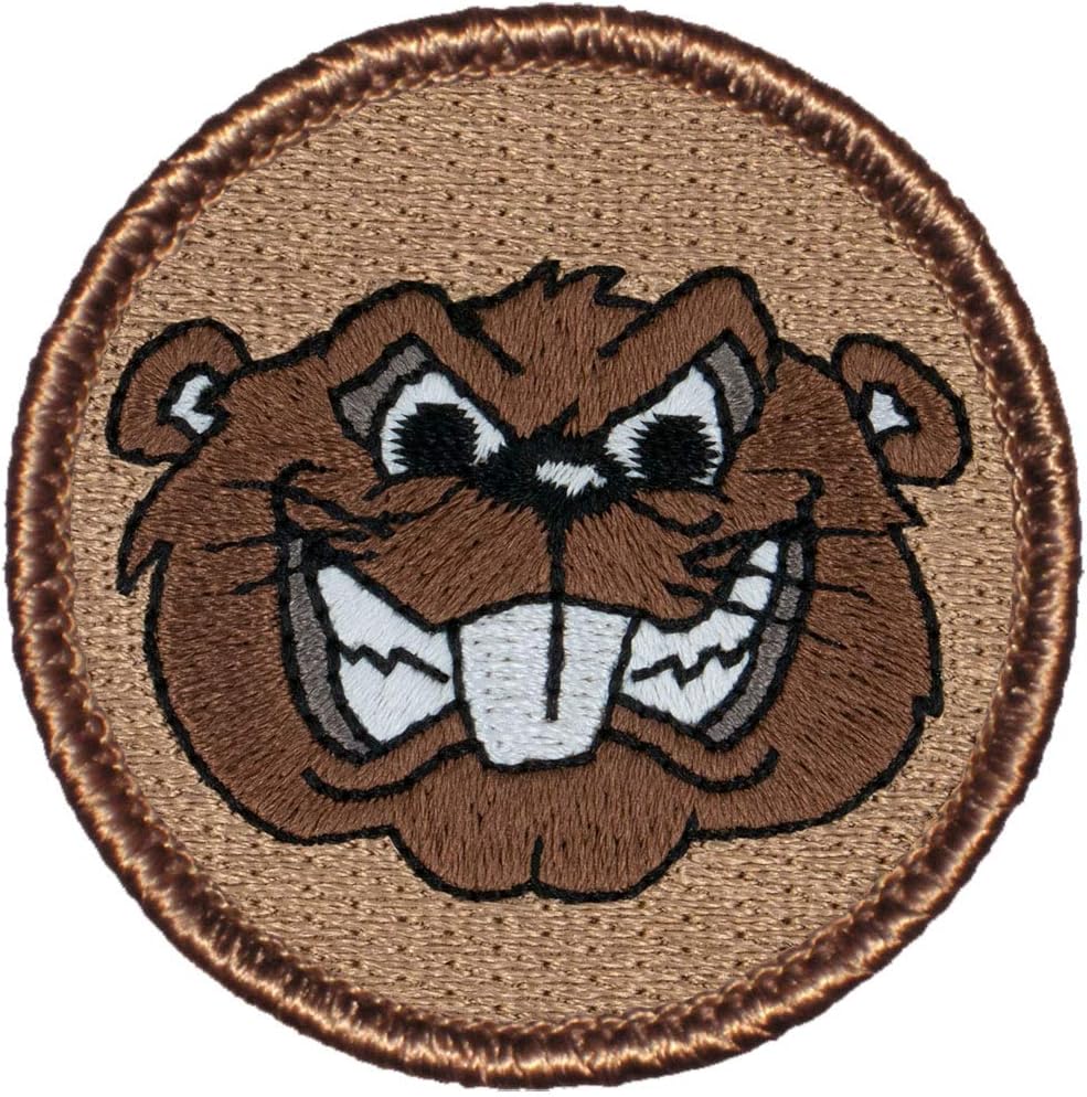 Angry Beaver Patrol Patch - 2 Round!