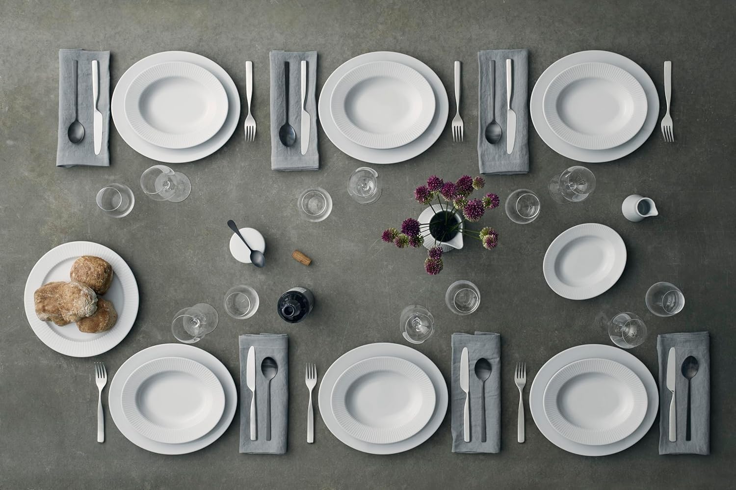 Eva Trio | Legio Nova Deep Plate 22 cm | Lot de 4 assiettes en porcelaine