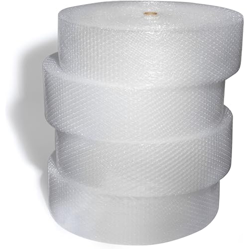 LHW Packaging 700ft x 12" Small Bubble Cushioning Wrap 3/16, Perforated Every 12"