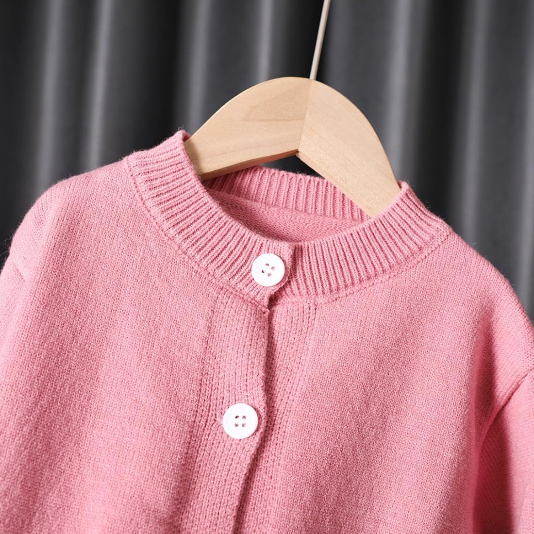 [KokoLala] 女の子用セットアップ 春秋 カーディガン付きワンピース フリル・レース・チェック柄 プリンセス風 ベビー・キッ