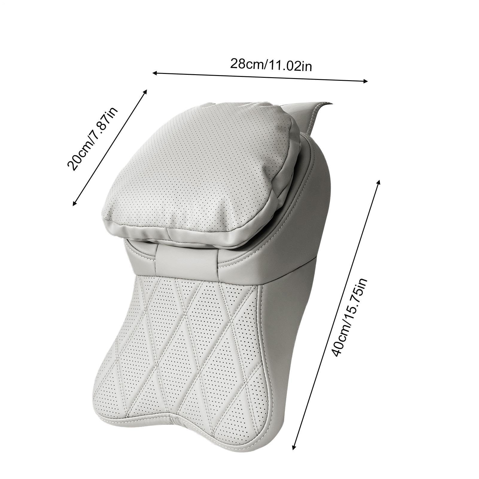 Cuscino poggiatesta per auto, supporto da viaggio in schiuma viscoelastica con cinghia regolabile, cuscino poggiatesta per auto, per viaggi, ufficio, guida e spostamenti