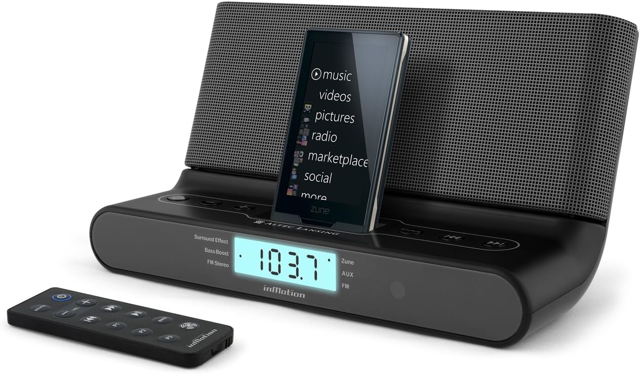 Altec Lansing inMotion Speaker Dock with FM Radio for Zune (Black)