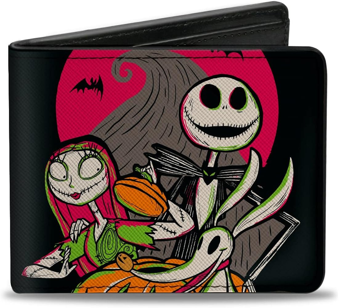 Amazon | ディズニー 財布 二つ折り ディズニー 100 ナイトメア