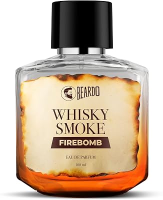 Whisky Smoke FIREBOMB Perfume for Man, 100ml | Spicy, Woody scent | EAU DE PARFUM | Perfume For Men| Long Lasting Fragrance | Date Night Perfume | Premium Fragrance | Gift for Men | Husband | Boyfriend