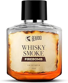 Whisky Smoke FIREBOMB Perfume for men, 100ml | Spicy, Woody scent | Long Lasting Mens Perfume | Best Date Night Eau de parfum for Men | Gift For Frien