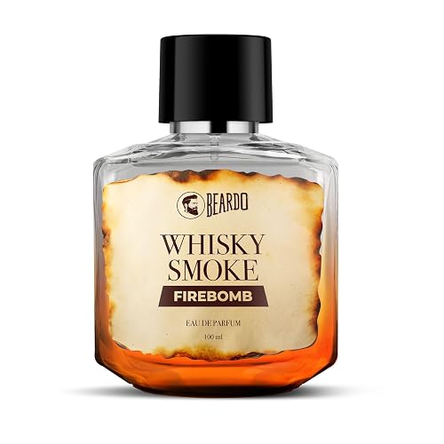 BEARDO Whisky Smoke FIREBOMB Perfume for Man, 100ml | Spicy, Woody scent | EAU DE PARFUM | Perfume For Men| Long Lasting Fragrance | Date Night Perfume | Premium Fragrance | Gift for Men | Husband | Boyfriend