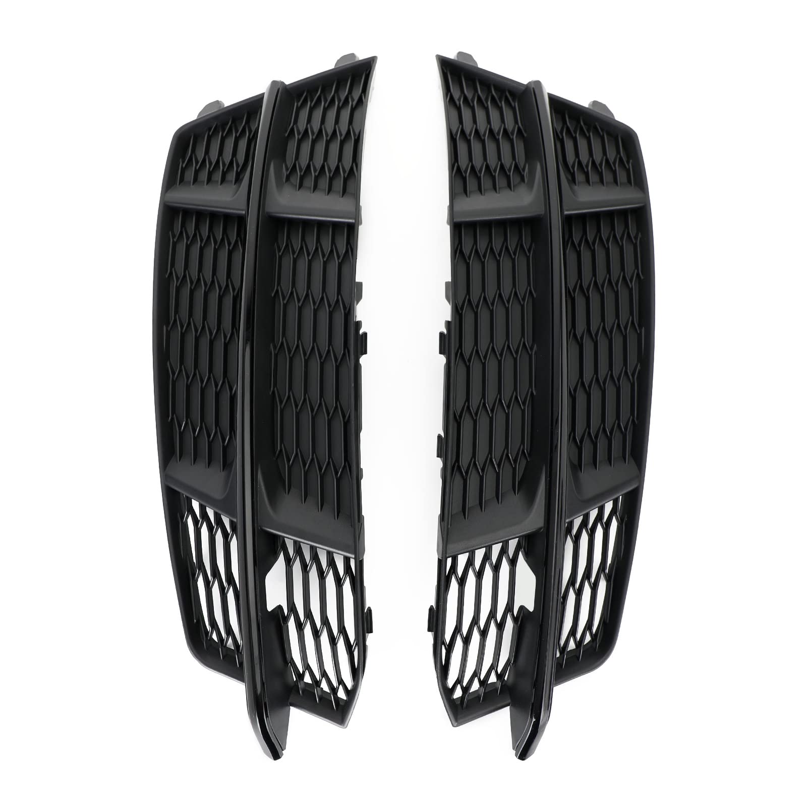 Griglia paraurti Anteriore Front Bumper Lower Grille Fit for Audi A6 C7 S-Line 2016-2018 Matt Black (No Logo)