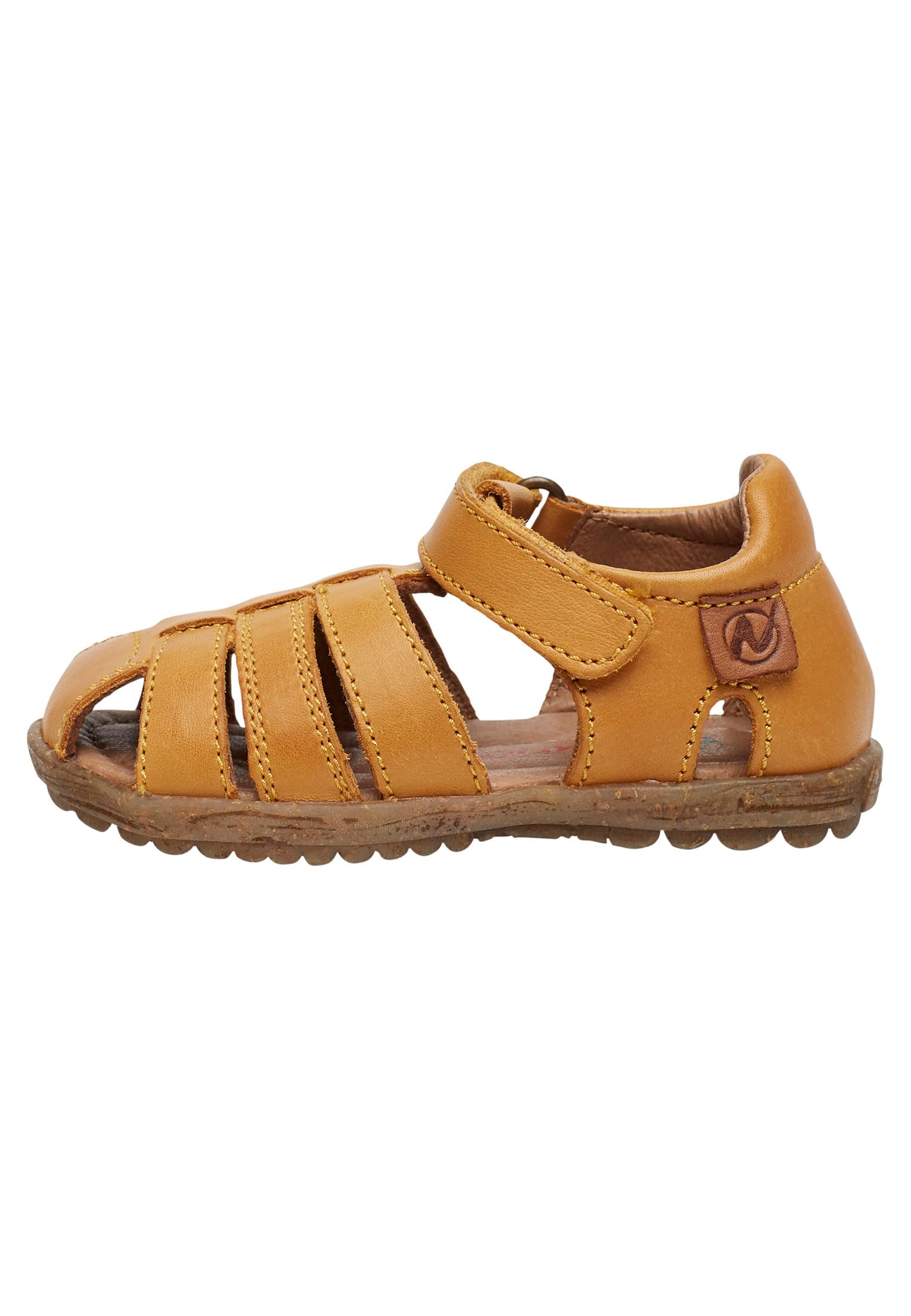 Naturino Halb geschlossene Sandalen aus Leder, Orange- 25