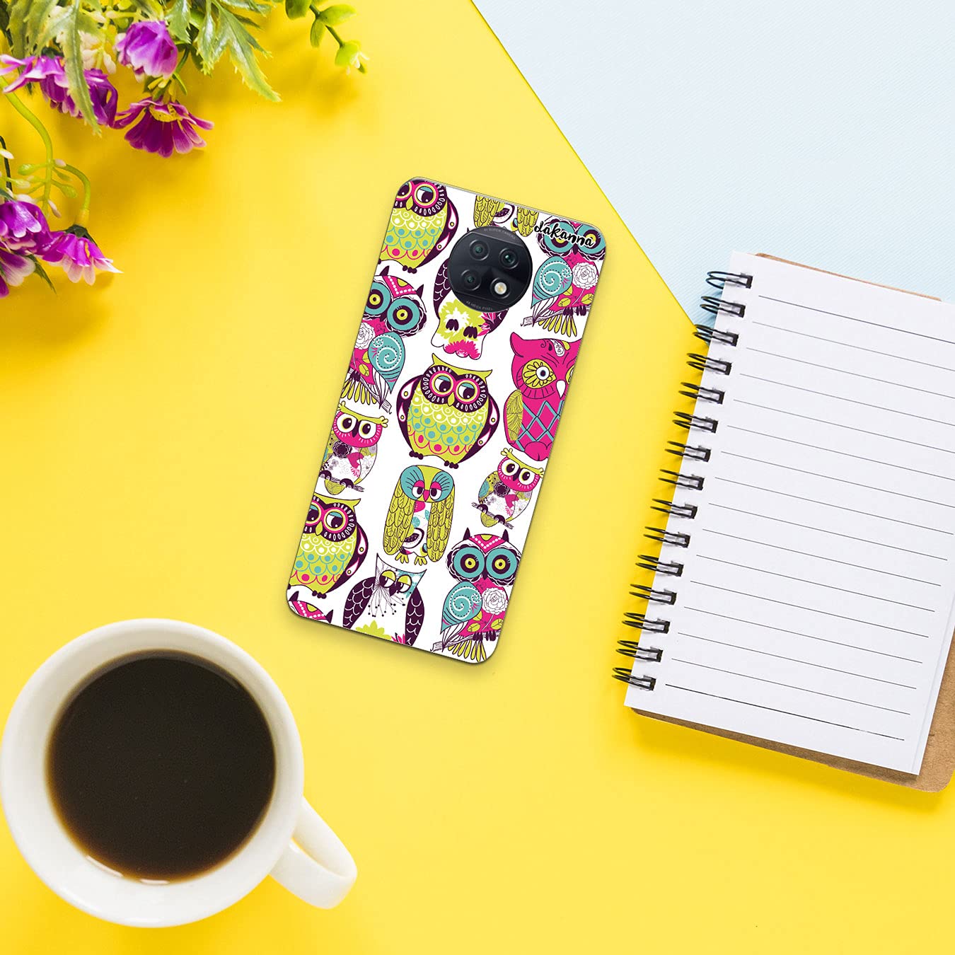 Custodia Morbida Per Xiaomi Redmi Note 9T Con Design Pallone Da Basket Infuocato - Cover In Silicone TPU Trasparente E Antiscivolo - 2