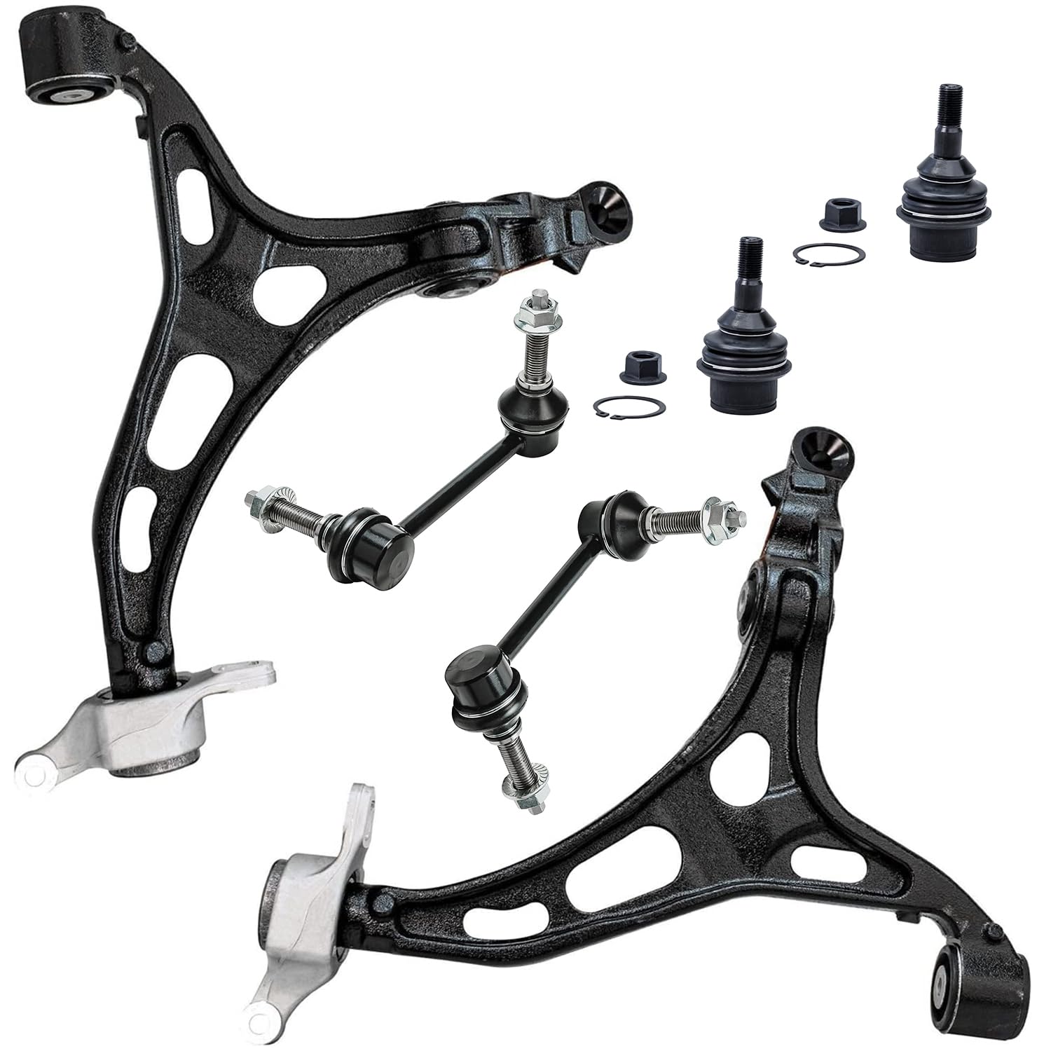 Detroit Axle - Front End Suspension Kit for Jeep 2011-2015 Grand Cherokee