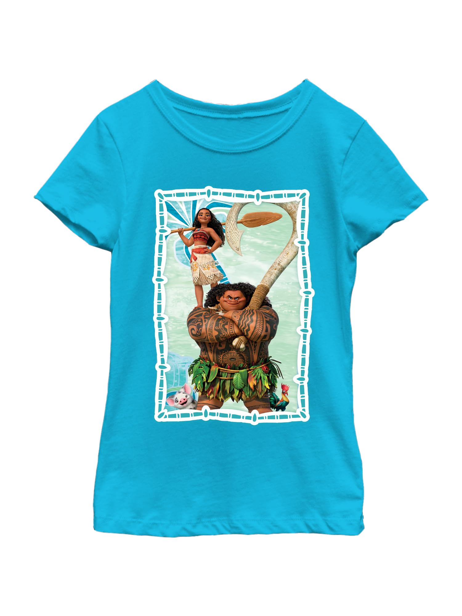 DisneyMoana Palm Maui Pua Hei-Hei Group Girls T-Shirt