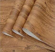 Peel and Stick Wallpaper Wood Contact Paper Wood Wallpaper Grain Contact Paper Thicken Textured for Cabinets and Drawers Countertops Waterproof Self Adhesive Vinyl (Wood 4, 30 CM x 72 in)