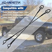 Vista 2 de Par de cables de puerta trasera para portón trasero, correa de soporte para puerta de elevación, cable para puerta trasera de pastilla lateral