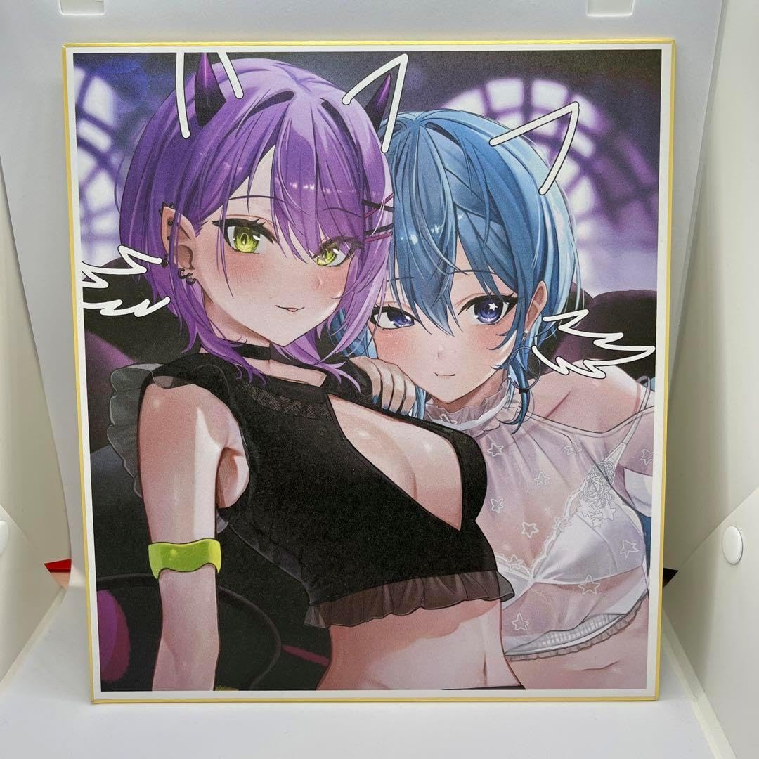 混沌の女神様ホロライブ 合皮製デッキケース 儒烏風亭らでん 合皮製