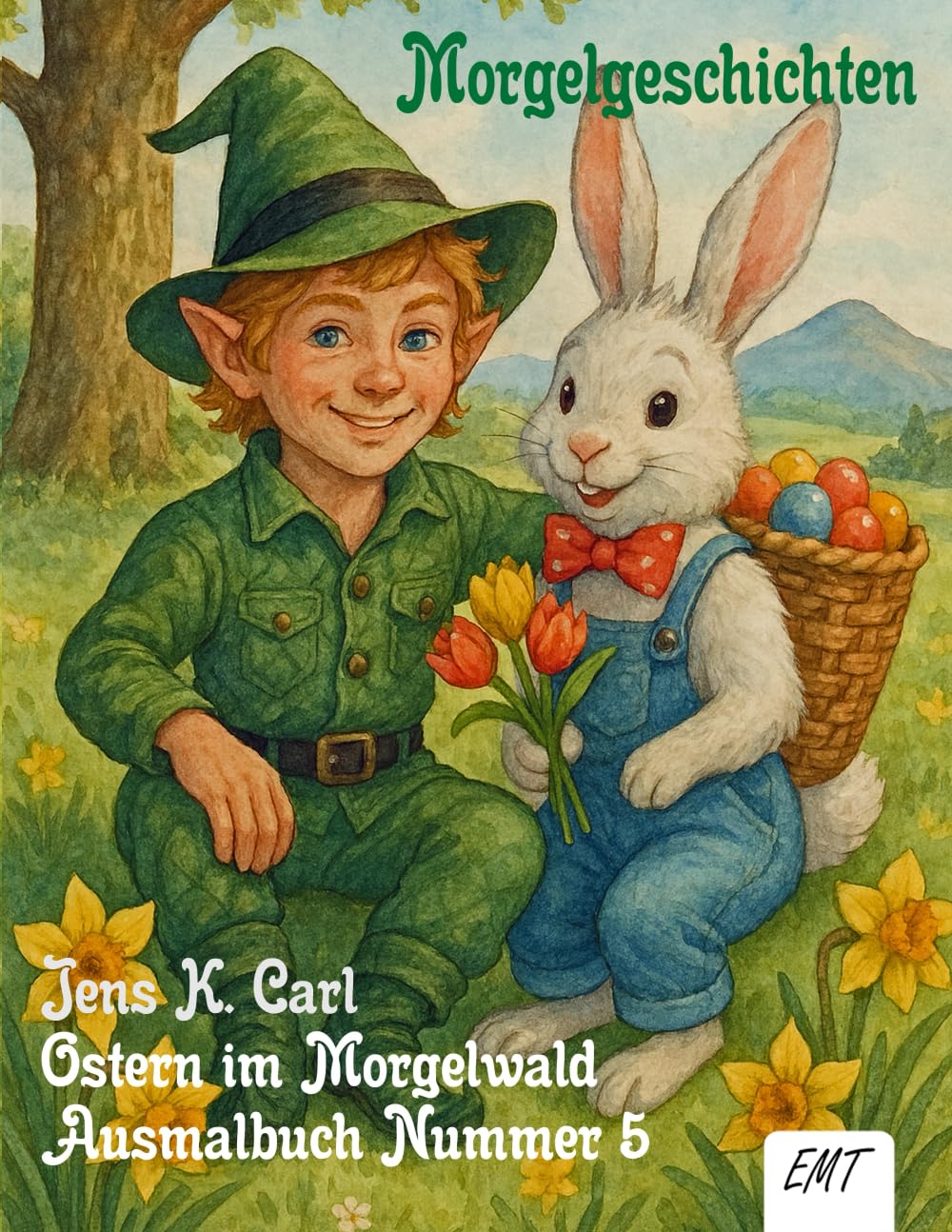Morgelgeschichten Ausmalbuch Ostern im Morgelwald Nummer 5: Zur Förderung von Farbgebrauch, Stiftkontrolle und Linienführung