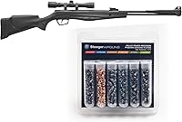 Vista 1 de Stoeger Combo S6000-E - Calibre .177 - Sintético negro con paquete de muestras de pellets X-Family