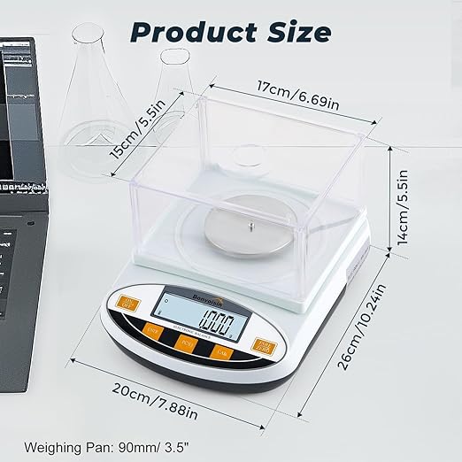 Balanza Analítica Bonvoisin 500g x 0.001g Precisión Laboratorio miniatura 6