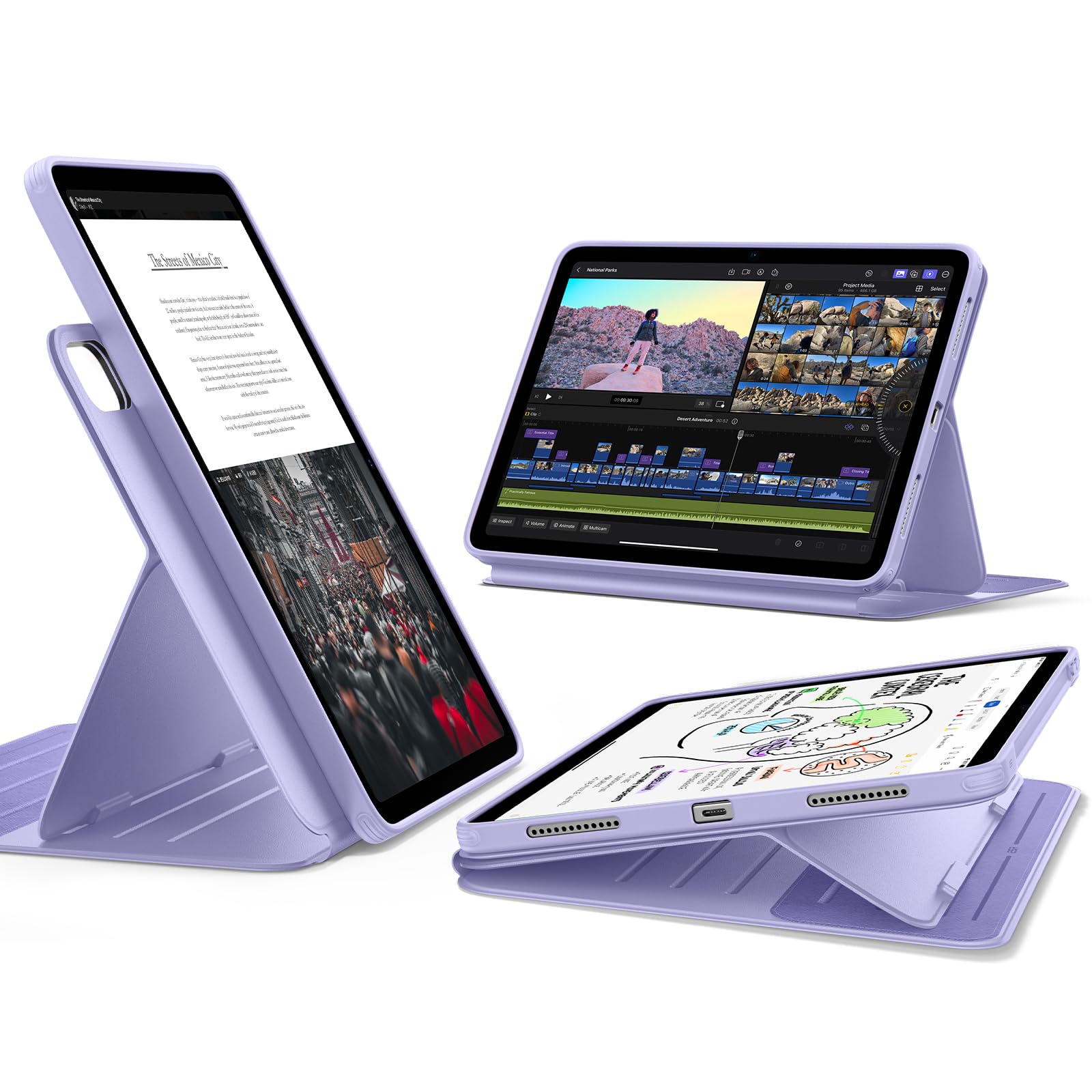 Amazon.com: ESR for iPad Air 11 Inch Case M4/M3/M2 (2026/2025/2024