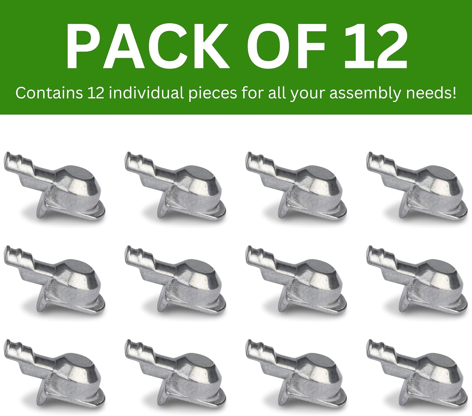 Spare Hardware Parts Old Billy Bookshelf Pins (Replacement for IKEA Part #121762) (Pack of 12)