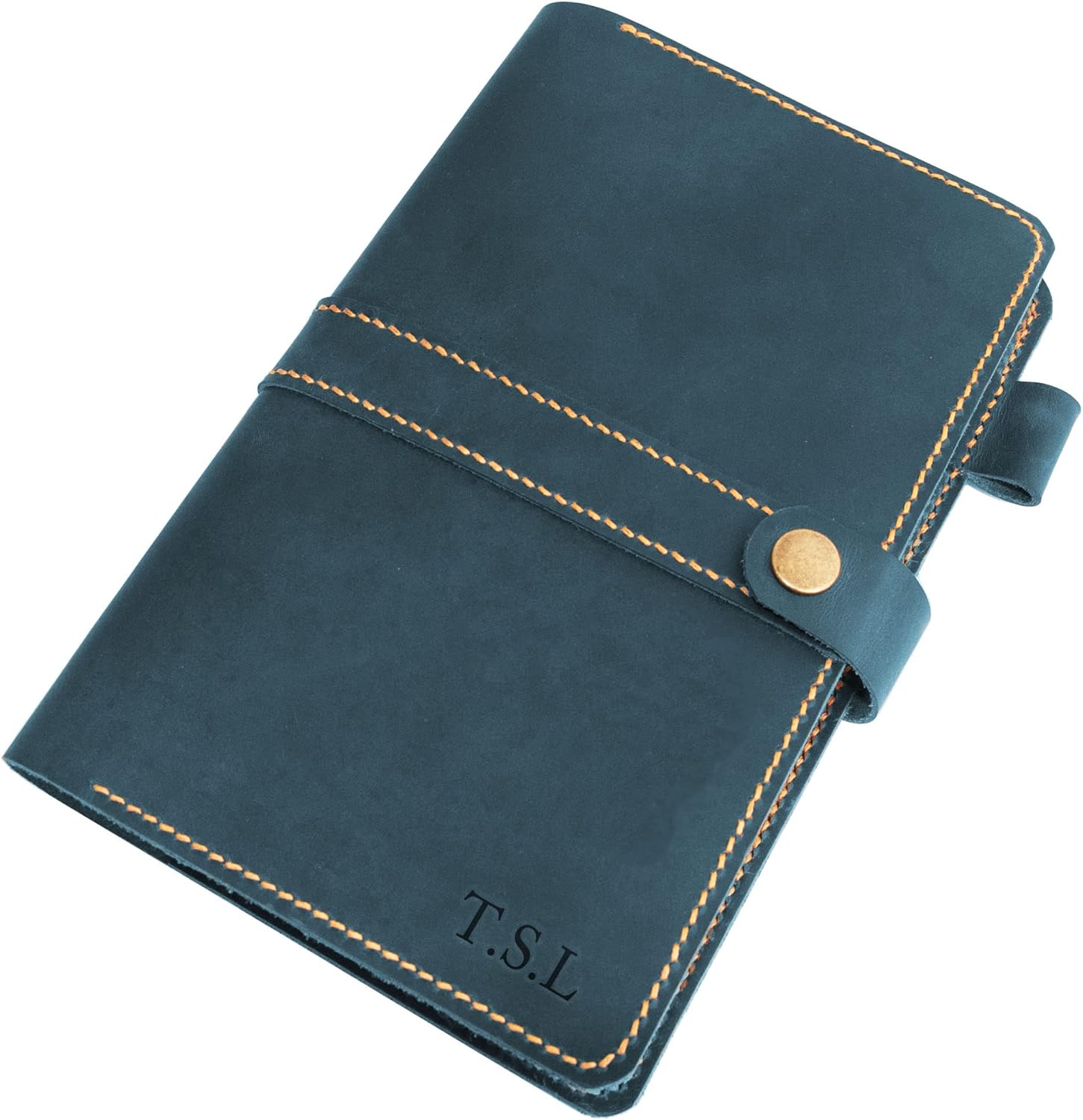 Personalized Leather for Moleskine Classic Cover with pen holder, 5" x 8.25" Notebook Cover, Refillable Journal, Field Notes Cover Leather
