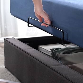 ふじよし。様 ZINUS Platform Full Bed Frame with Split Headboard | Ashley