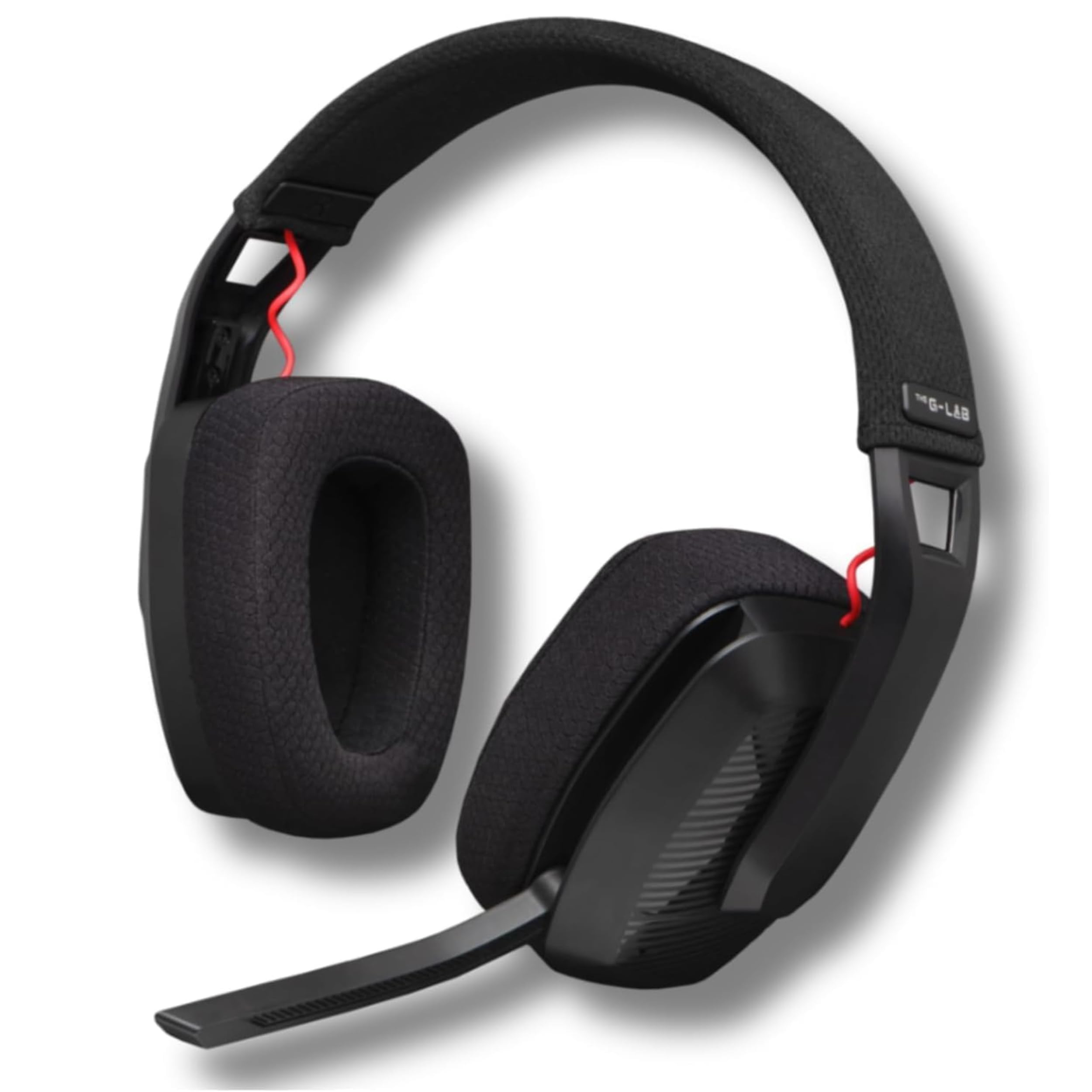 THE G-LAB - Korp Platinium - Cuffie gaming wireless Tripla Modalità: Bluetooth, 2.4GHz e cablato. - Cuffie PS5 /PS4/PC/Androïd/IOS - Audio Stereo di Alta Qualità, Bassa Latenza, Durata 45h – Nuovo | Audio Stereo, Cuffie PS5 /PS4/PC/Androïd/IOS, Autonomia