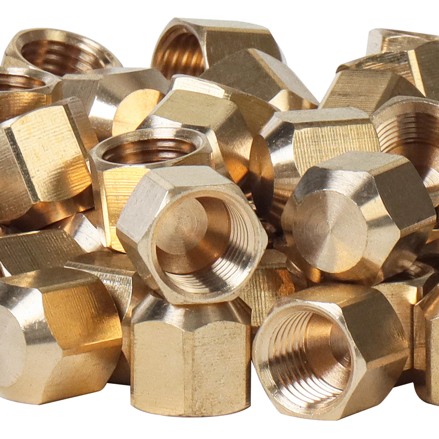 Générique 1/4" OD 45 degré Fusée Tête de Tuyau Raccord en Laiton (paquet de 60)