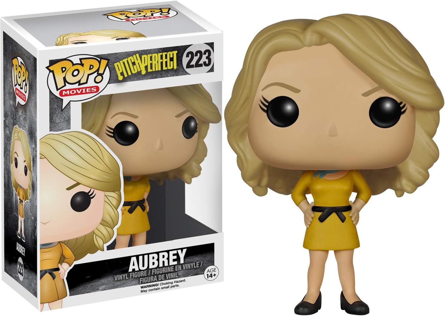 Funko Aubrey: Pitch Perfect x POP! Movies Vinyl Figure & 1 POP! Compatible PET Plastic Graphical Protector Bundle [#223/06331 - B]