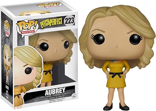 Funko Aubrey Pitch Perfect x POP! Figura de vinilo de películas y 1 POP! Paquete de protectores gráficos de plástico PET compatible #22306331 - B