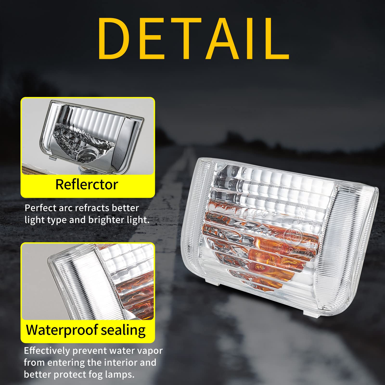 Indicatore di direzione per specchietto retrovisore esterno adatto per Fiat Ducato (250) 2006 UP Citroen Jumper 04/2006 UP PEUGET Boxer 2006 UP Un paio Trasparente