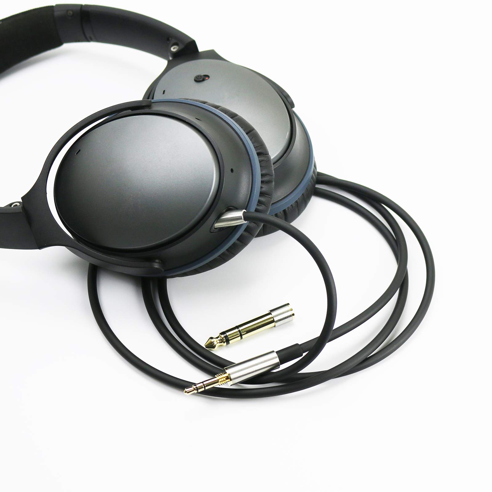 NewFantasia Replacement Audio Upgrade Cable Compatible with Bose 700, QuietComfort 25, QuietComfort 35, QC25, QC35 II, QC35, QC45 Headphones 3meters/9.9feet 4