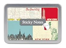 Cavallini Papers Sticky Notes, New York, Set of 5