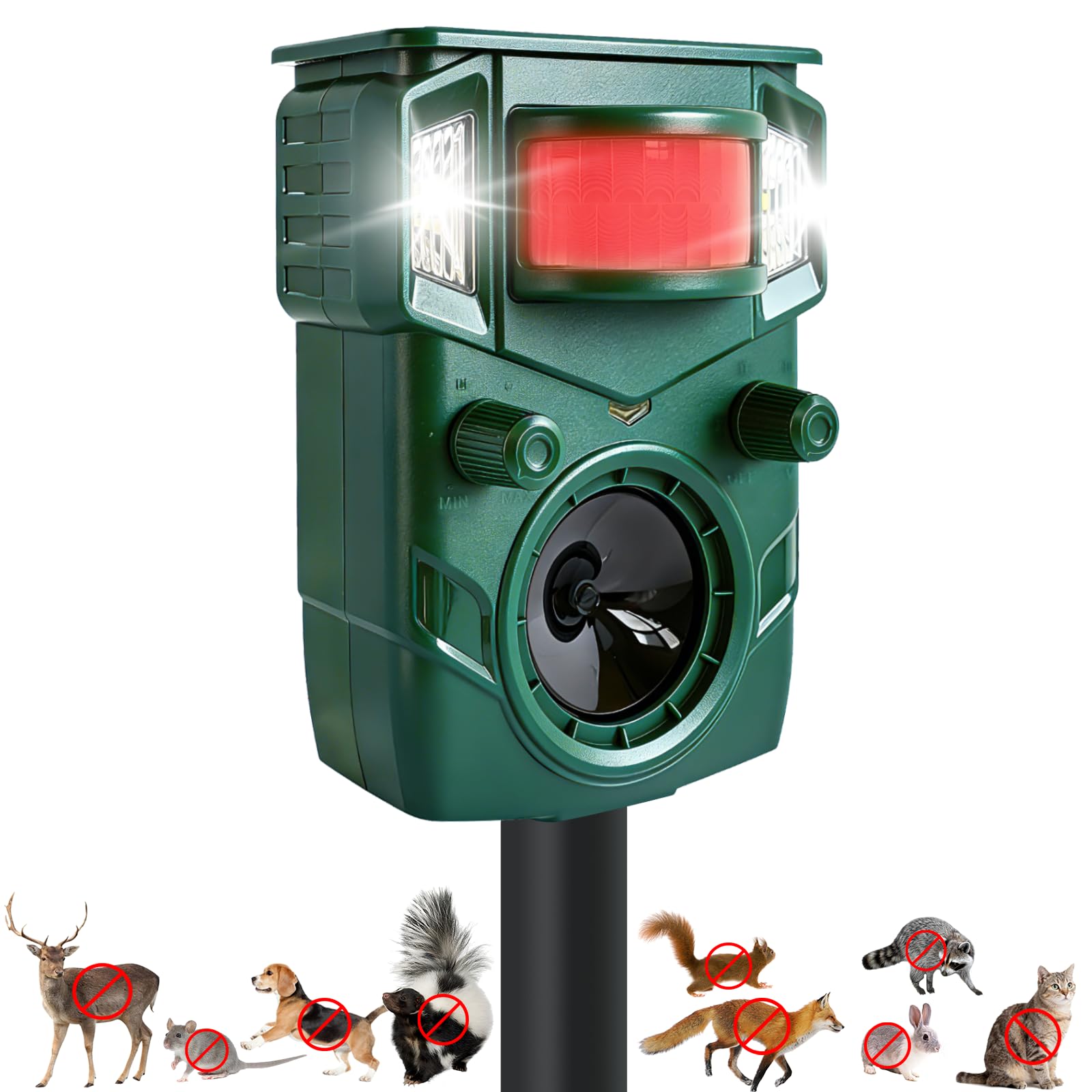 Photo 1 of Nesblock Solar Ultrasonic Animal Repellent (1 Pack)