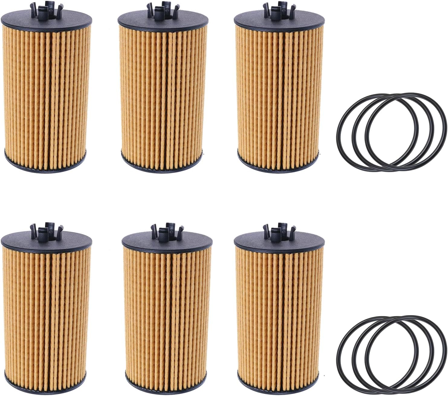 iFJF PF2257G Engine Oil Filter (set of 6)