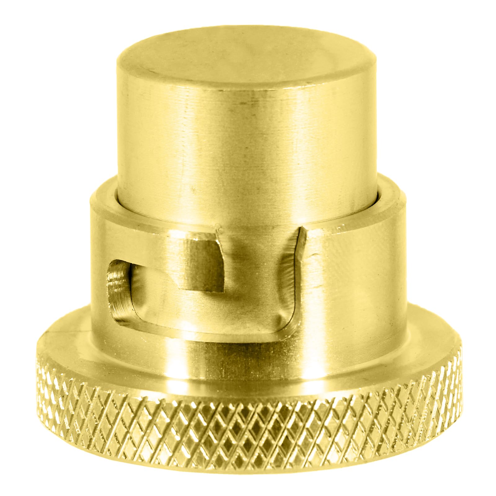 SPARES2GO Cooker Hose Blanking Plug 1/2" BS669 Brass Bayonet Gas Socket