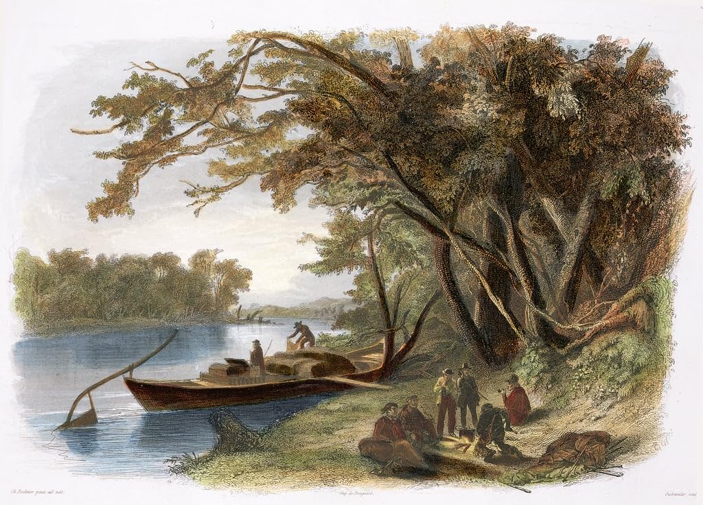 Art Murale Impression de prestige Karl Bodmer grand format 60x90 - 5