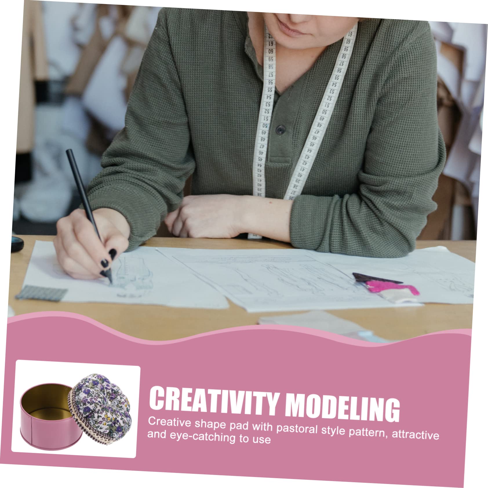 Organizzatore Per Spilli Da Cucito - Cuscino Portaspilli Per Quilting E Cucito, Pratico E Sicuro - Foto 3